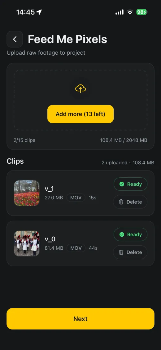 tide app — Feed your pixels